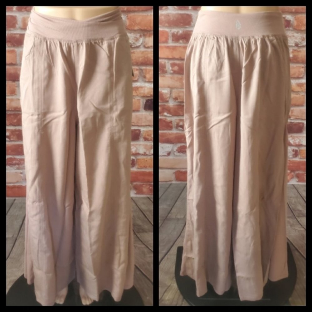 Free People Movement Pink Wide Leg Pants Small - Picture 4 of 5